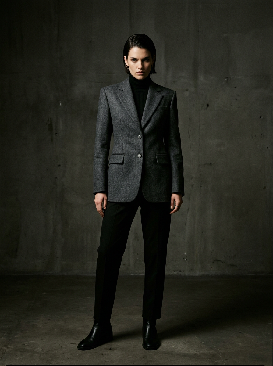 Structured Wool Blazer