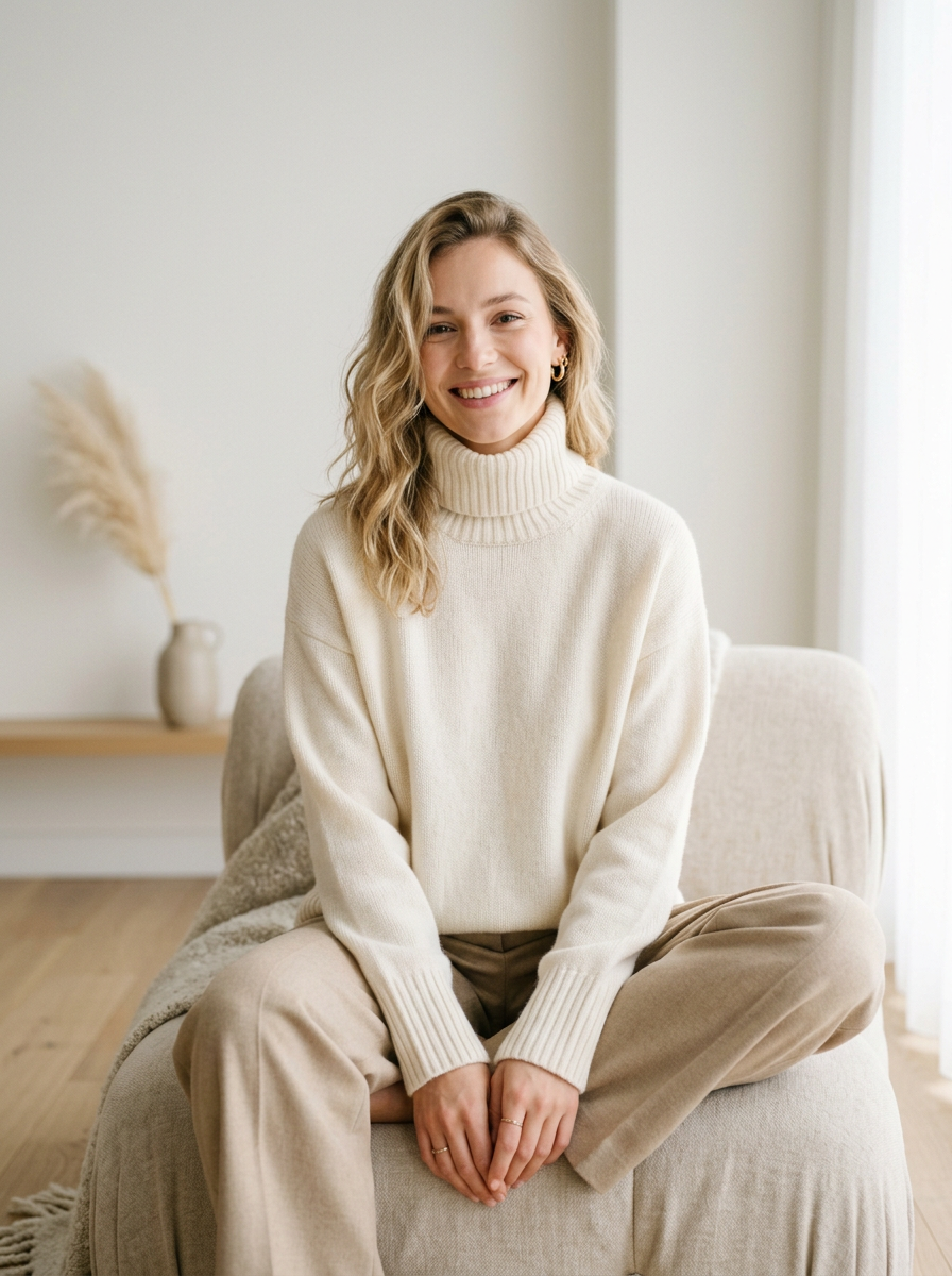 Cashmere Turtleneck Sweater