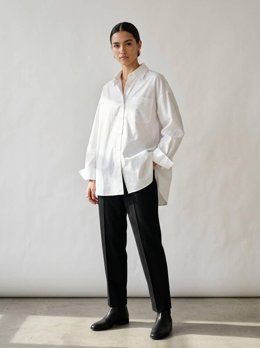 Oversized Poplin Shirt